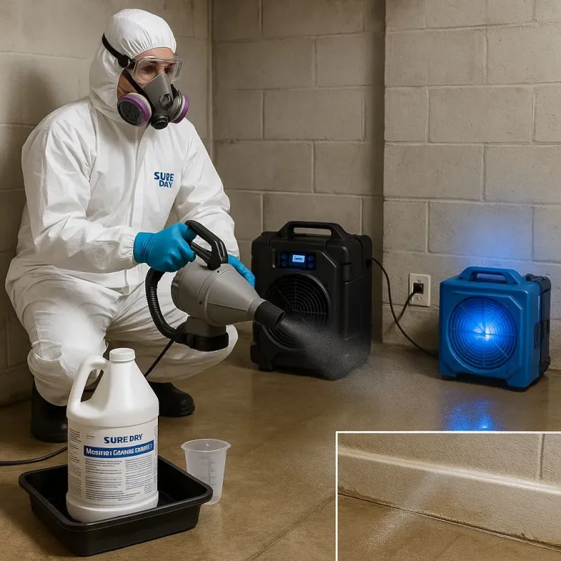 Sanitization and Odor Removal process in Springdale, OH