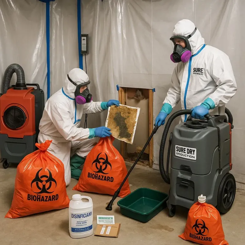 Contaminated Water Handling Protocols process in Springdale, OH